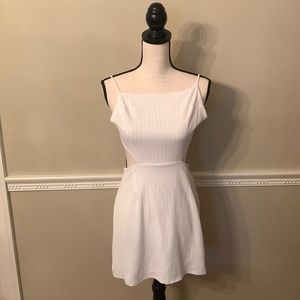 Lucy in the Sky White Dress w/ Silver. NWOT. Size M
